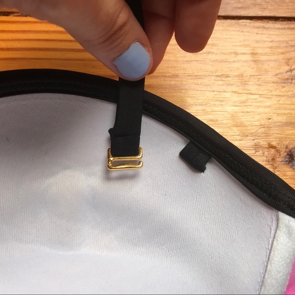 OP Tri-colored Bikini Top, EUC, L - Picture 12 of 13